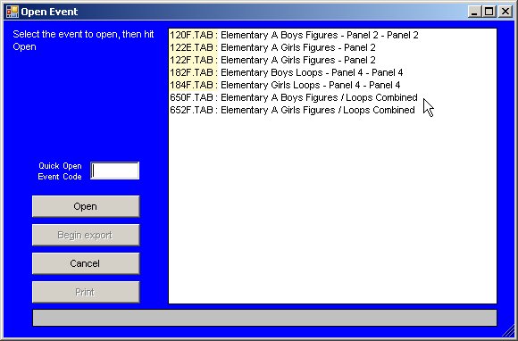 Figures / Loops Combined Event Exercise